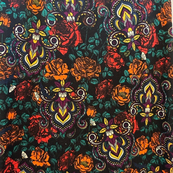 NWT LulaRoe Julia Dress in Floral and Paisley Print XS - Picture 4 of 6